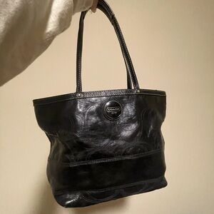 Black coach purse